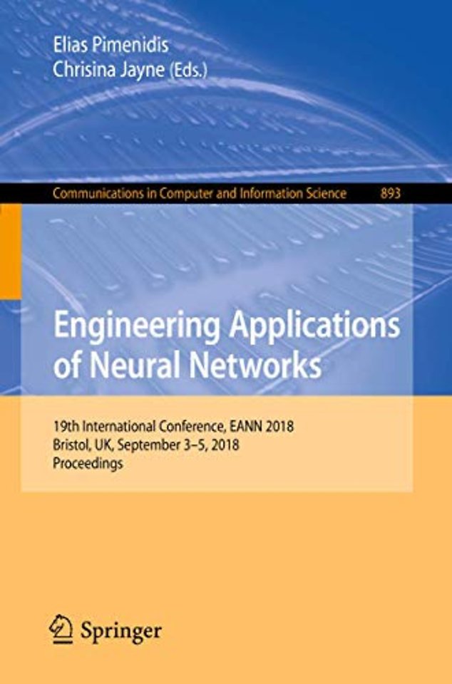 Engineering Applications of Neural Networks