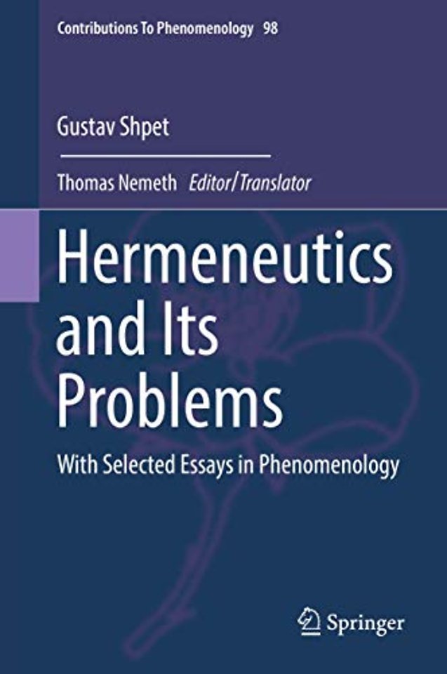 Hermeneutics and Its Problems