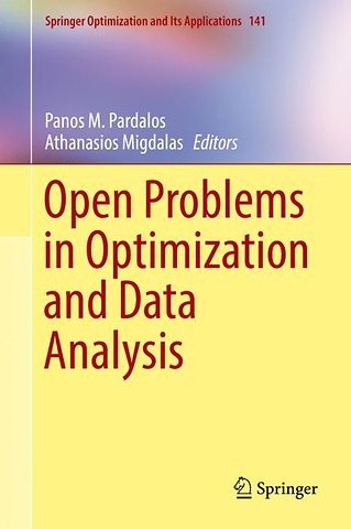 Open Problems in Optimization and Data Analysis