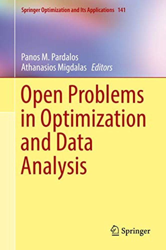 Open Problems in Optimization and Data Analysis