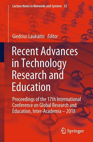 Recent Advances in Technology Research and Education