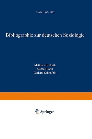 Bibliographie zur deutschen Soziologie