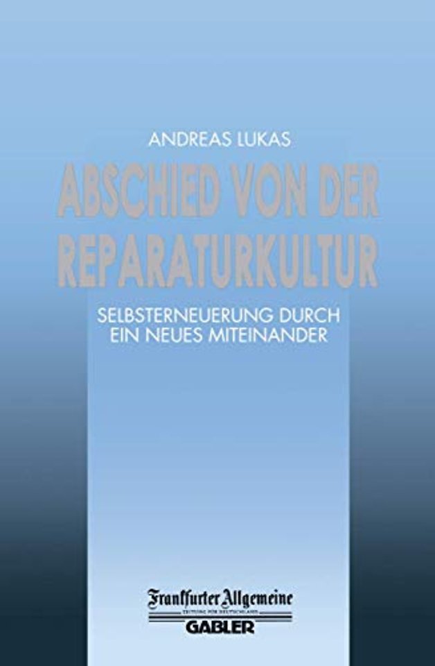 Abschied von der Reparaturkultur