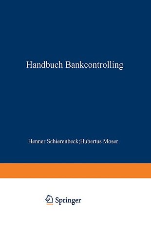 Handbuch Bankcontrolling