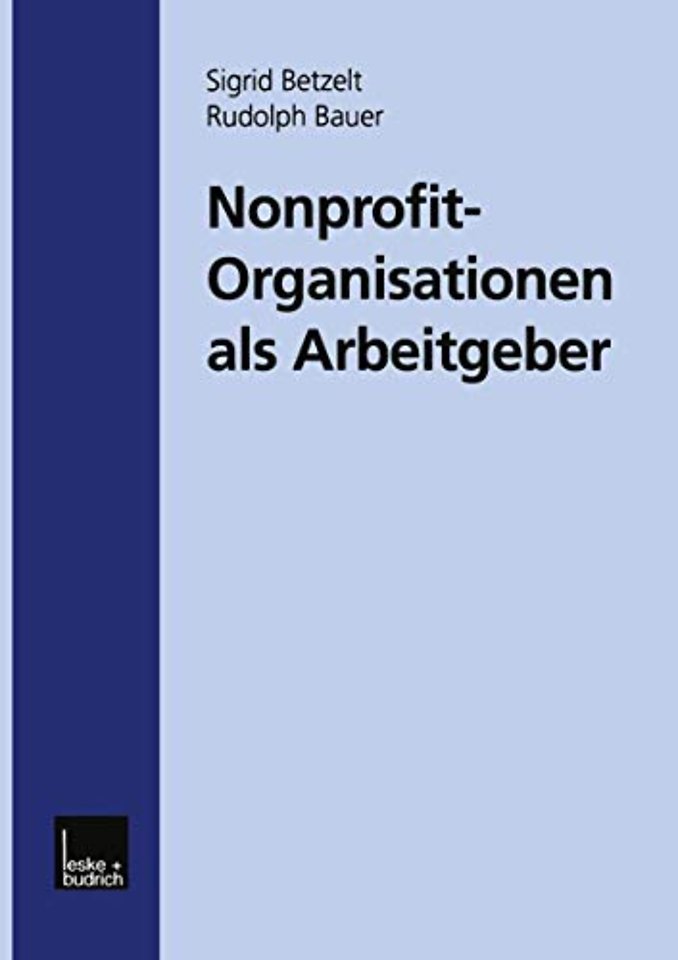 Nonprofit-Organisationen als Arbeitgeber