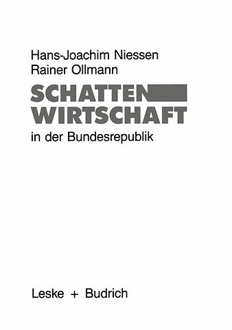 Schattenwirtschaft in der Bundesrepublik