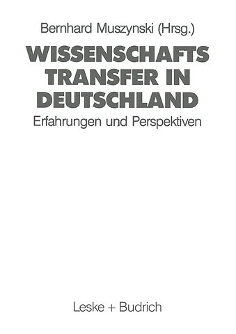 Wissenschaftstransfer in Deutschland