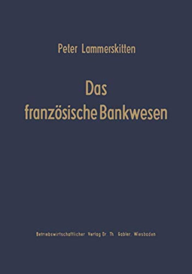 Das französische Bankwesen