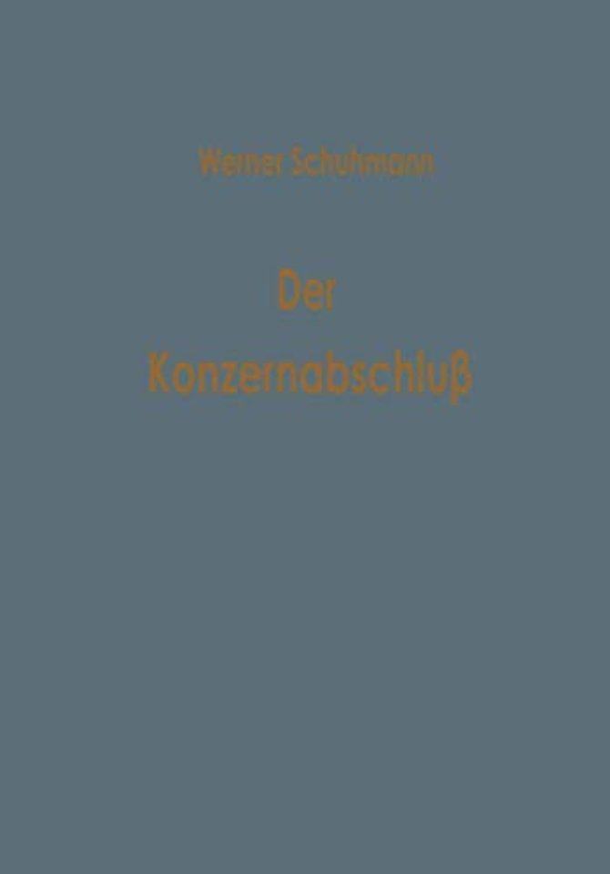 Der Konzernabschluß