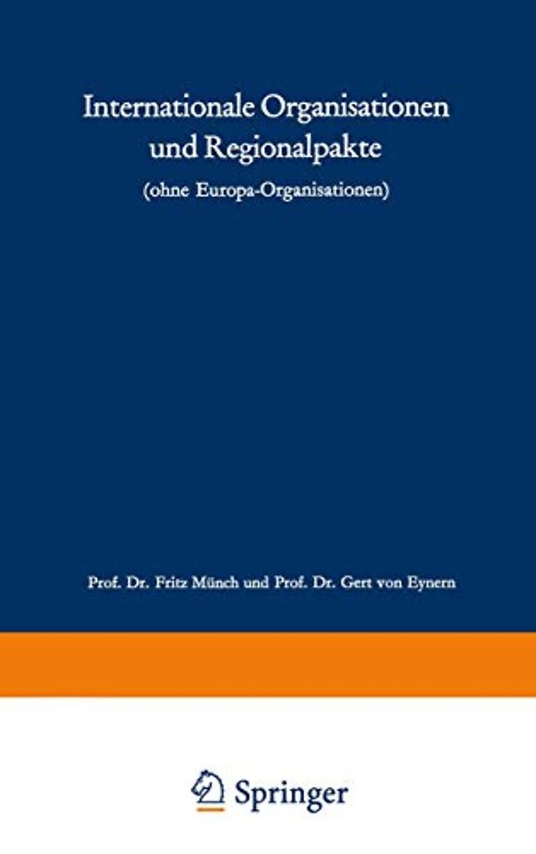 Internationale Organisationen und Regionalpakte