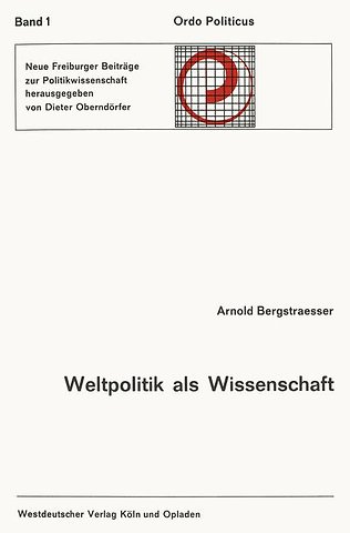 Weltpolitik als Wissenschaft