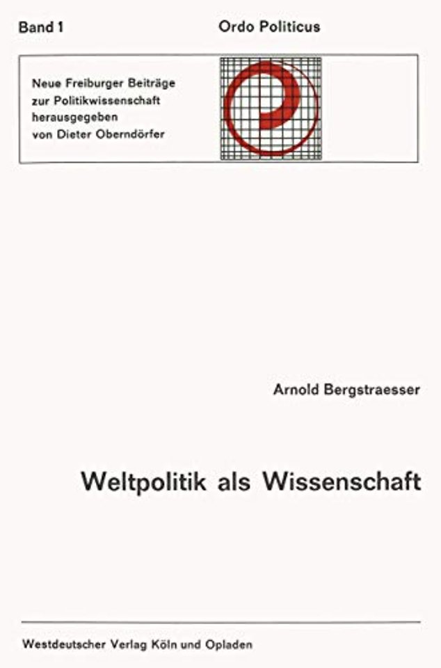 Weltpolitik als Wissenschaft