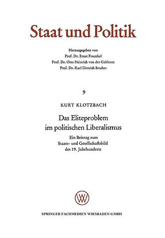 Das Eliteproblem im politischen Liberalismus