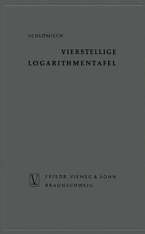 Vierstellige Logarithmentafel