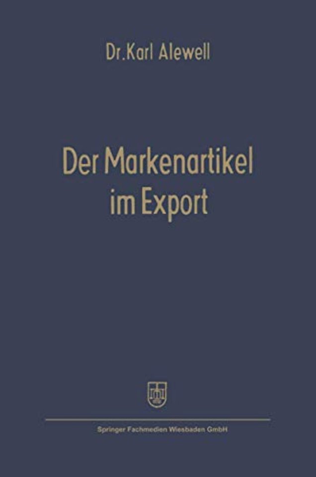 Der Markenartikel im Export