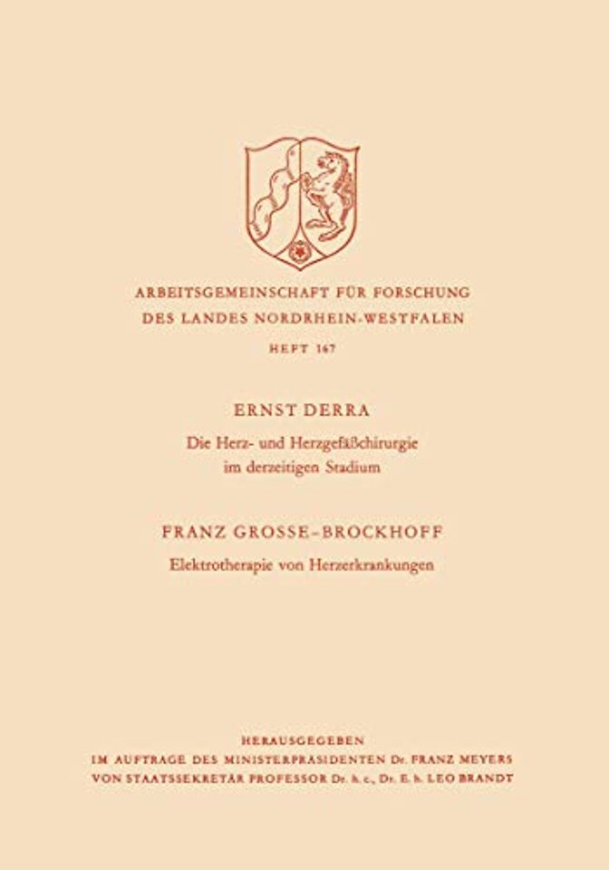 Die Herz- und Herzgefäßchirurgie im derzeitigen Stadium. Elektrotherapie von Herzerkrankungen