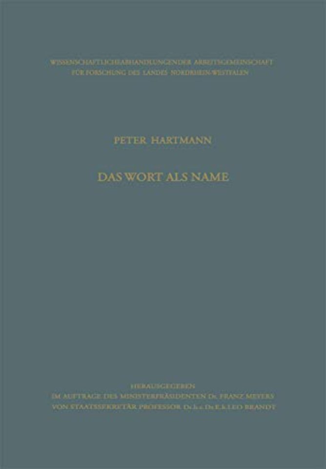 Das Wort als Name