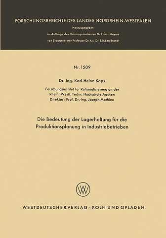 Die Bedeutung der Lagerhaltung für die Produktionsplanung in Industriebetrieben