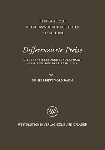 Differenzierte Preise