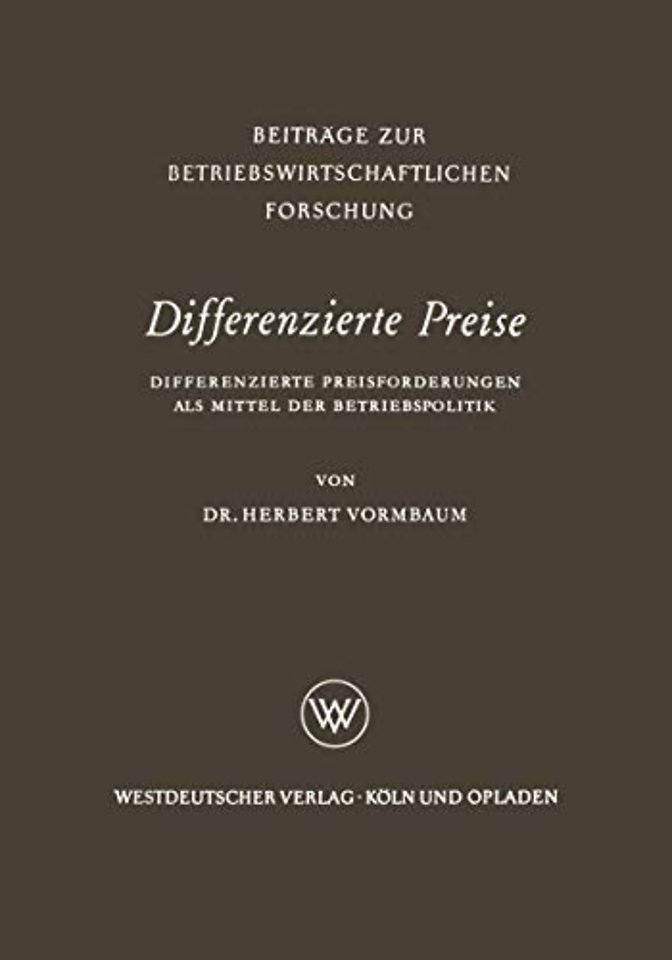 Differenzierte Preise