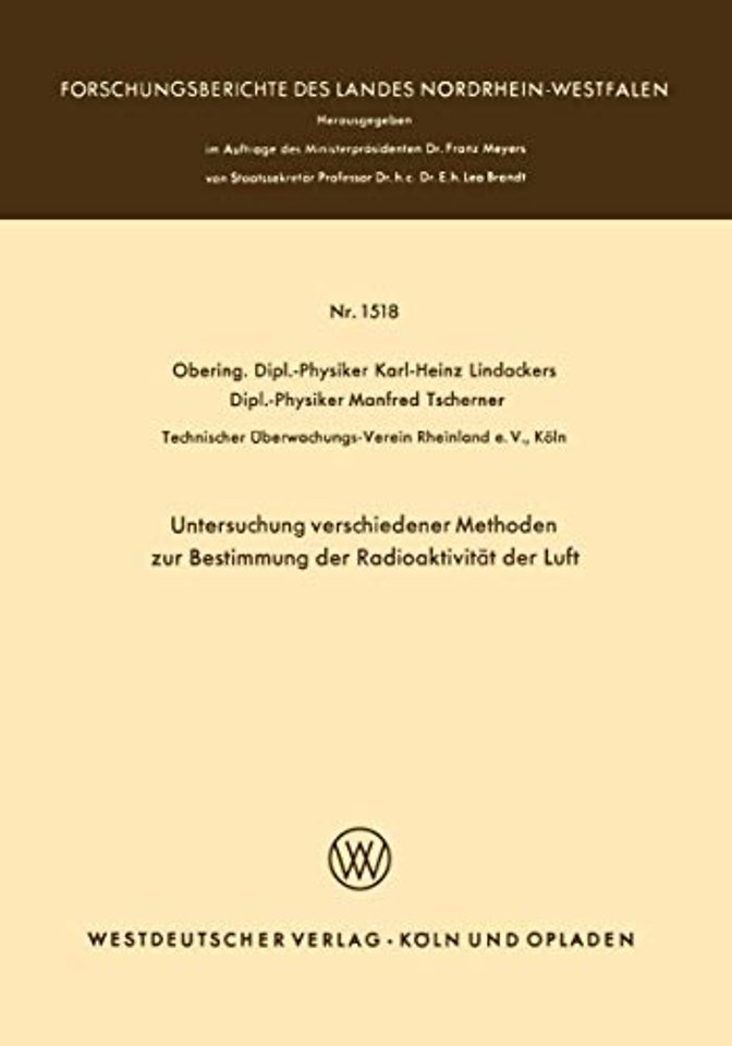 Untersuchung verschiedener Methoden zur Bestimmung der Radioaktivität der Luft