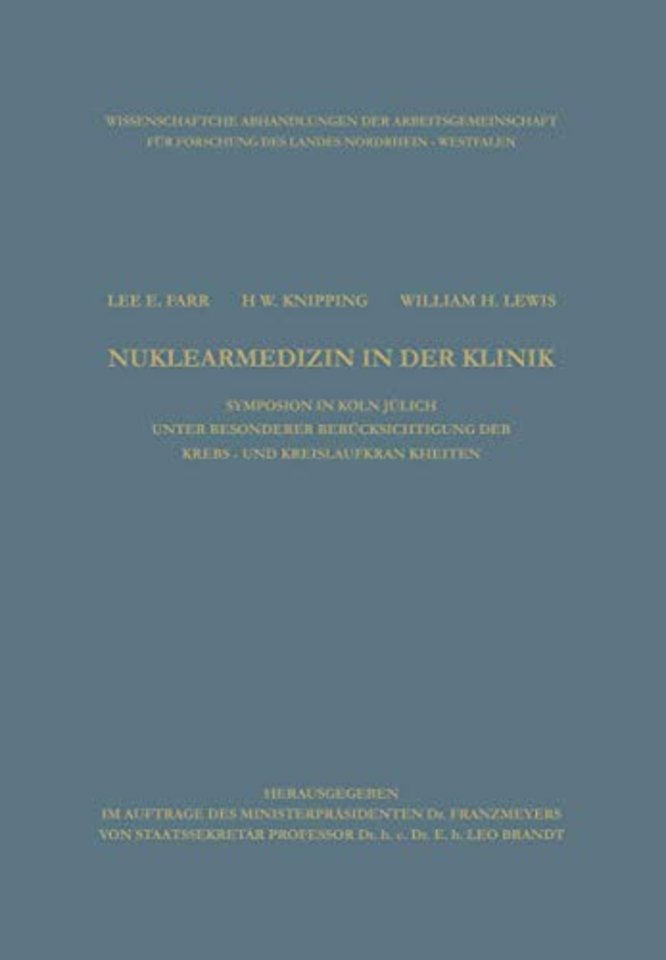 Clinical Aspects of Nuclear Medicine / Nuklearmedizin in der Klinik