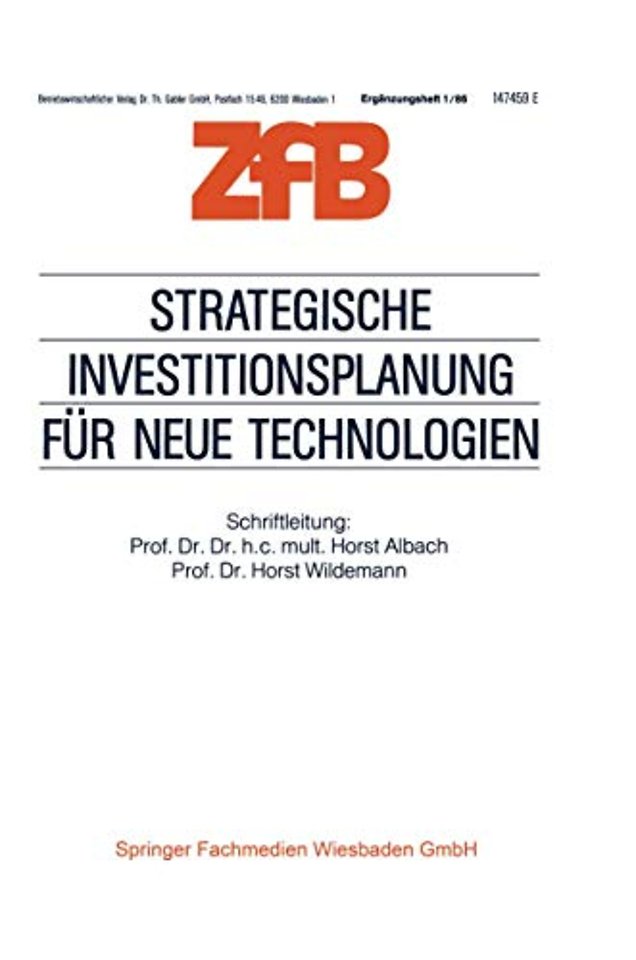 Strategische Investitionsplanung für neue Technologien