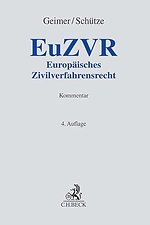 Europäisches Zivilverfahrensrecht: EuZVR