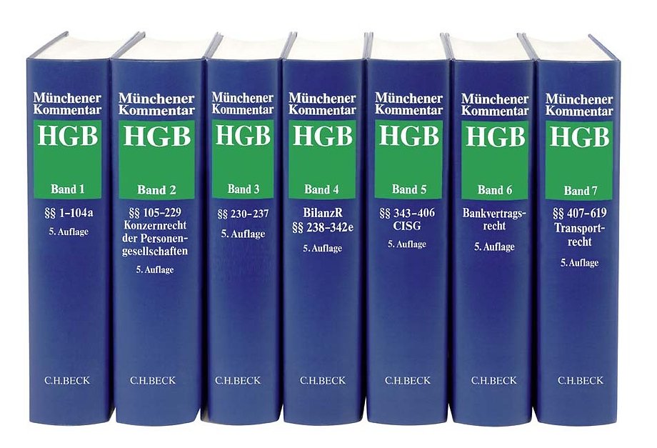 Münchener Kommentar zum Handelsgesetzbuch: HGB (Band 1 t/m 7)