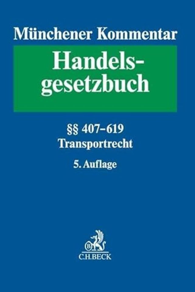 Münchener Kommentar zum Handelsgesetzbuch, Band 7