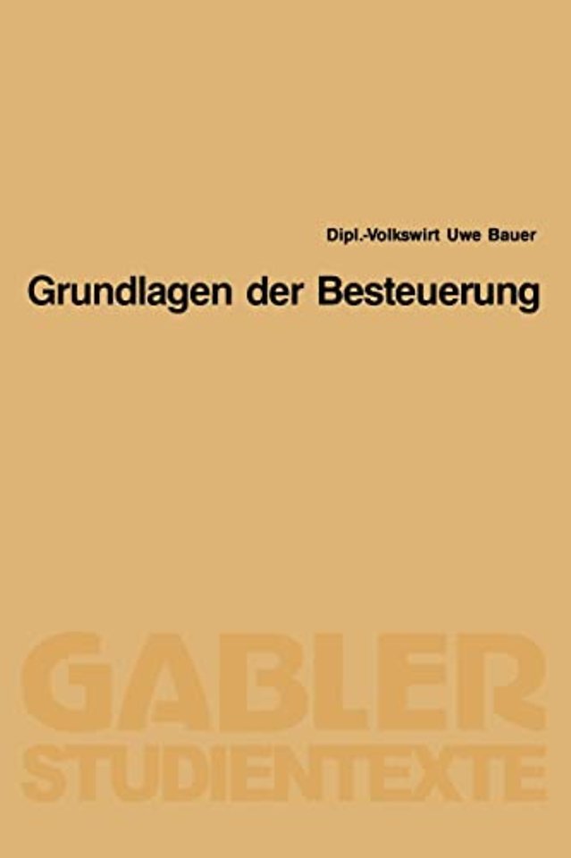 Grundlagen der Besteuerung
