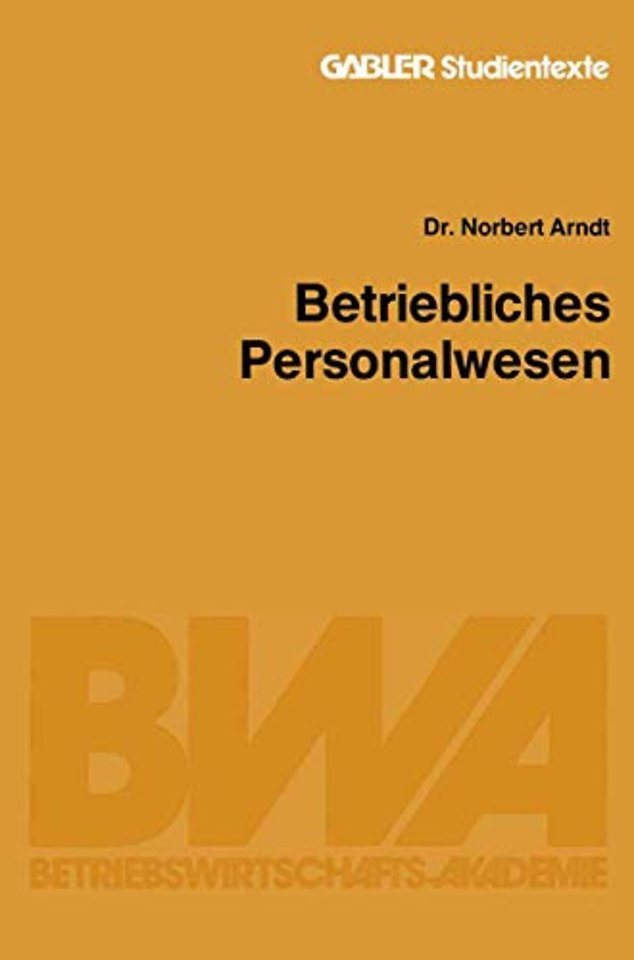 Betriebliches Personalwesen