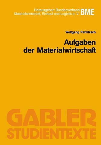 Aufgaben der Materialwirtschaft