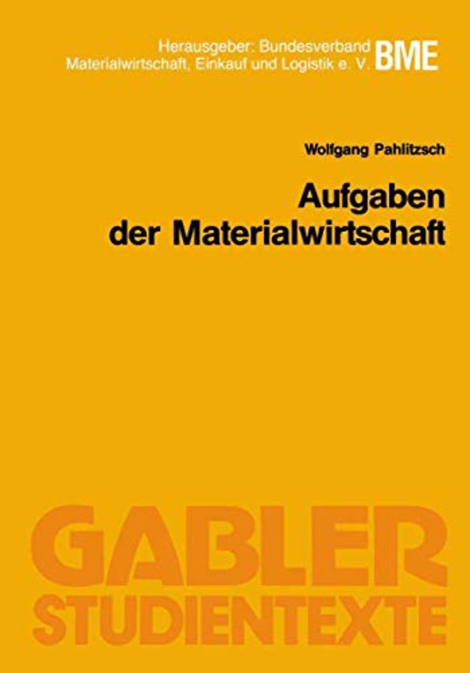 Aufgaben der Materialwirtschaft