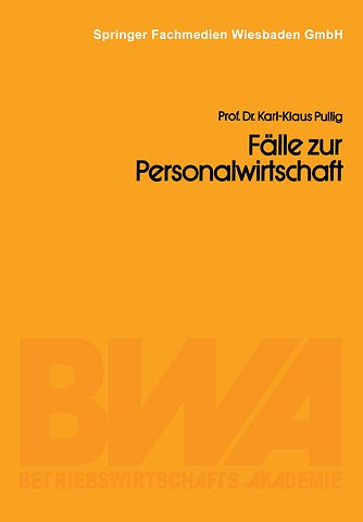 Fälle zur Personalwirtschaft