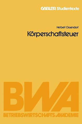 Körperschaftsteuer