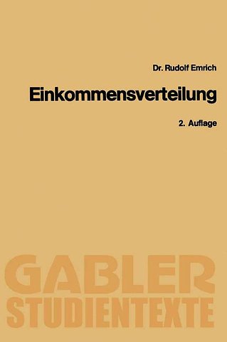 Theorie der Einkommensverteilung
