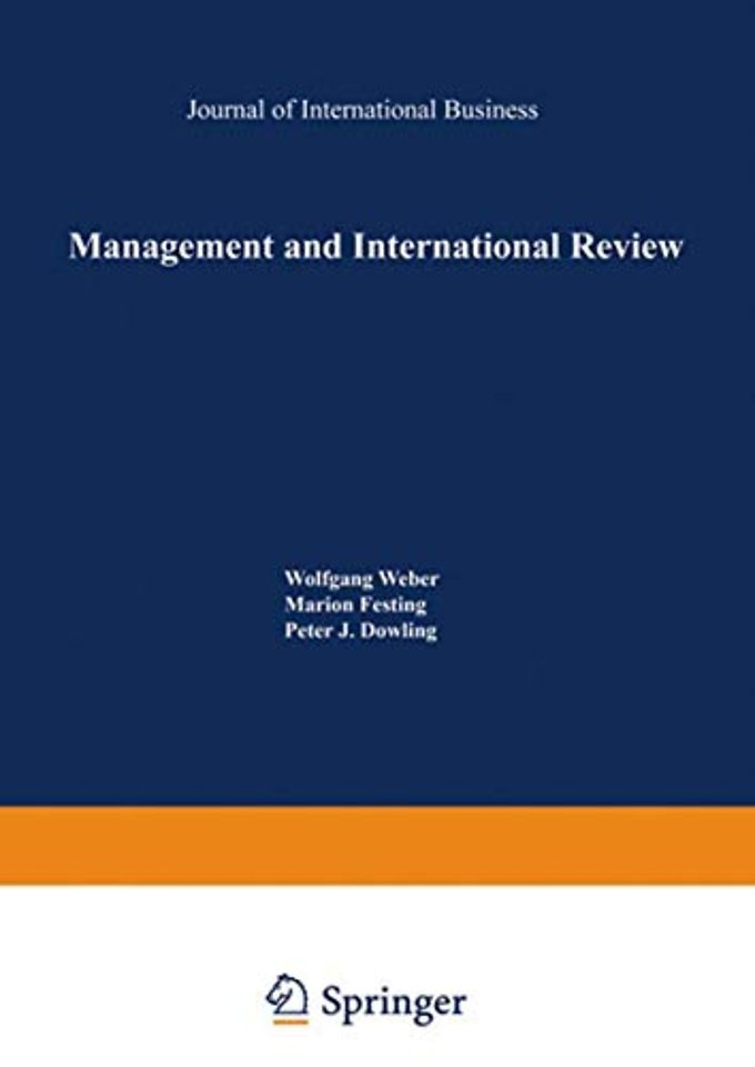 Management and International Review
