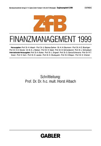 Finanzmanagement 1999