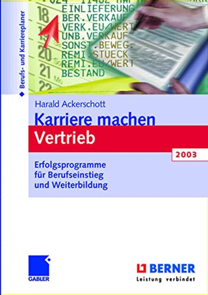 Karriere machen Vertrieb 2003