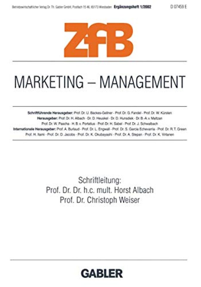 Marketing — Management