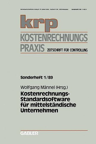 Kostenrechnungs-Standardsoftware für mittelständische Unternehmen