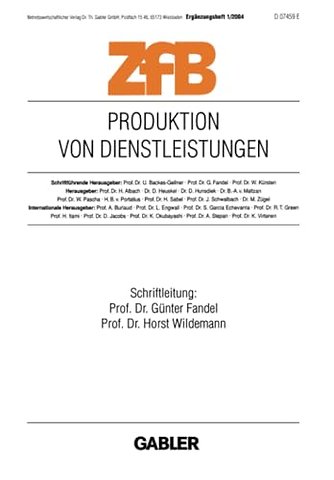 Produktion von Dienstleistungen