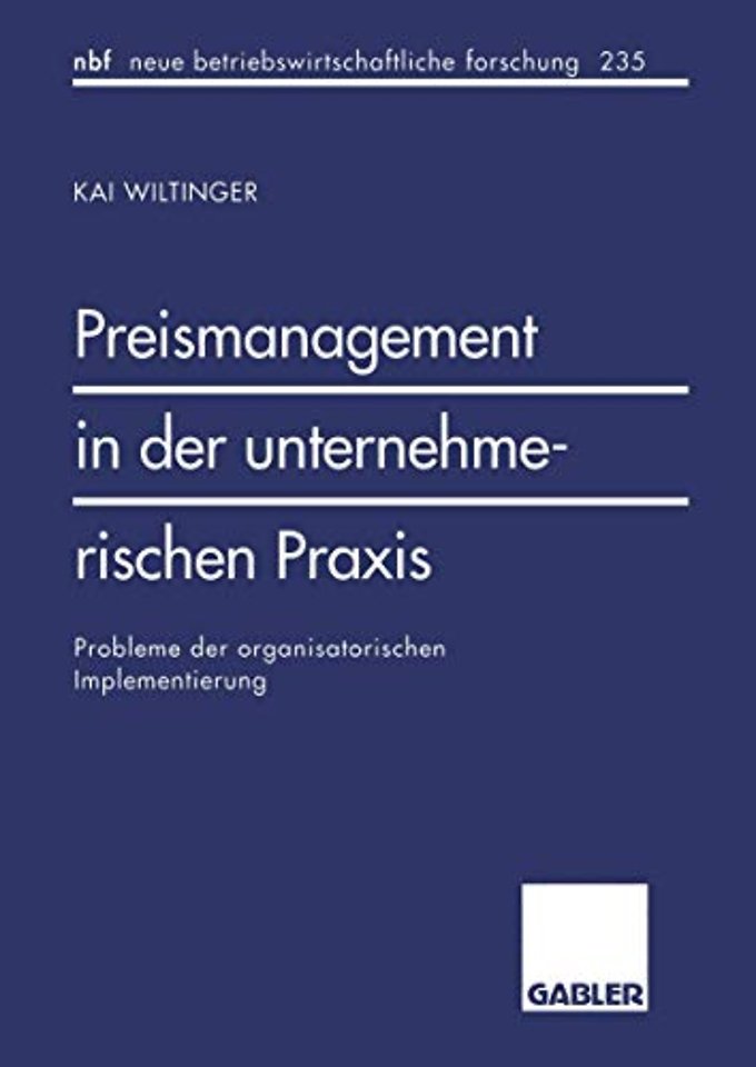 Preismanagement in der unternehmerischen Praxis