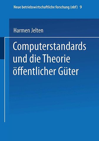Computerstandards und die Theorie öffentlicher Güter