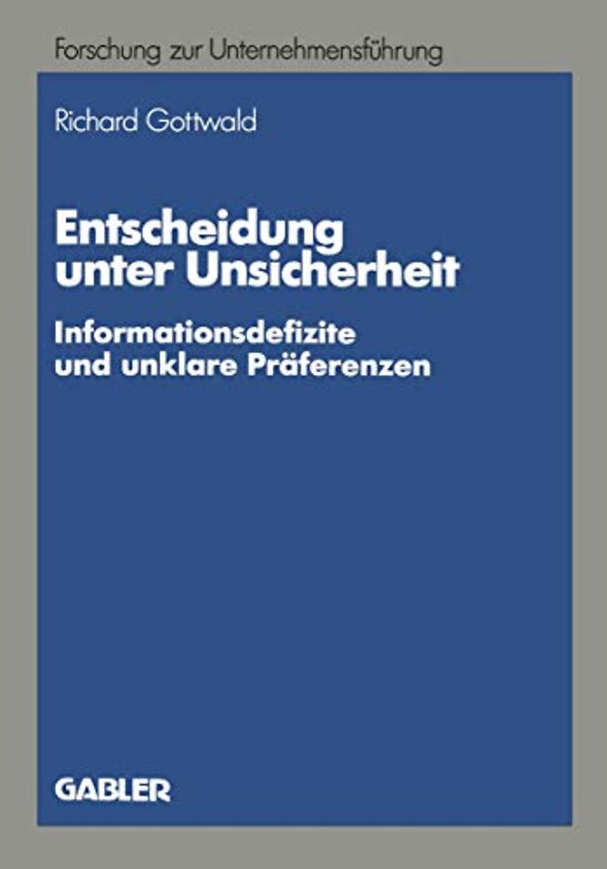 Entscheidung unter Unsicherheit