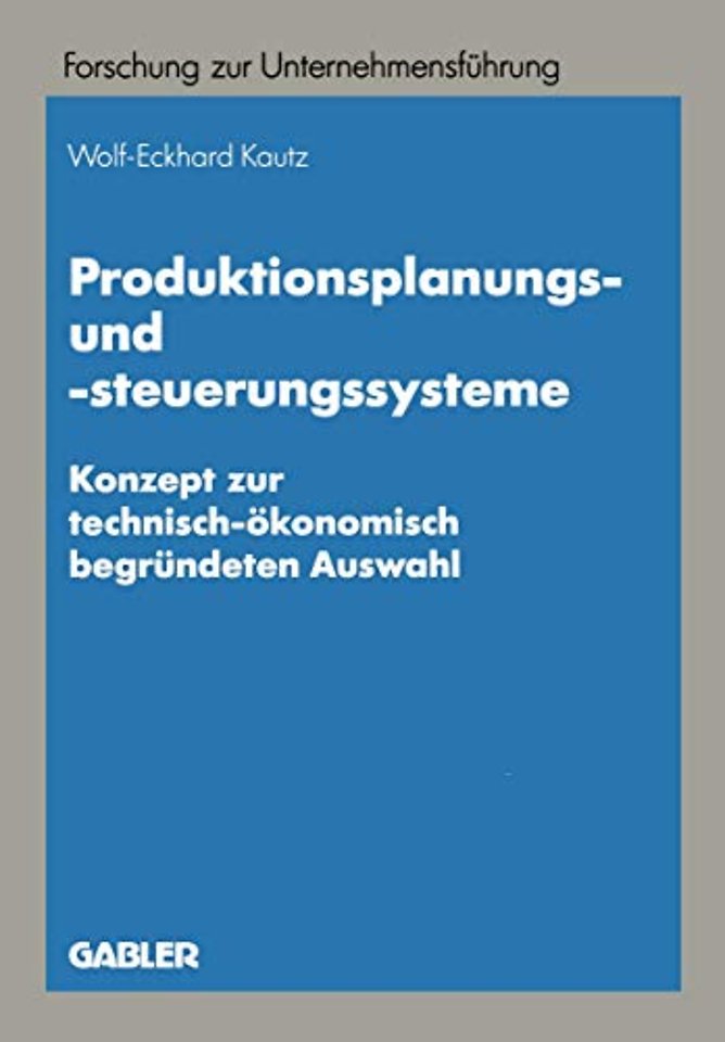 Produktionsplanungs- und -steuerungssysteme
