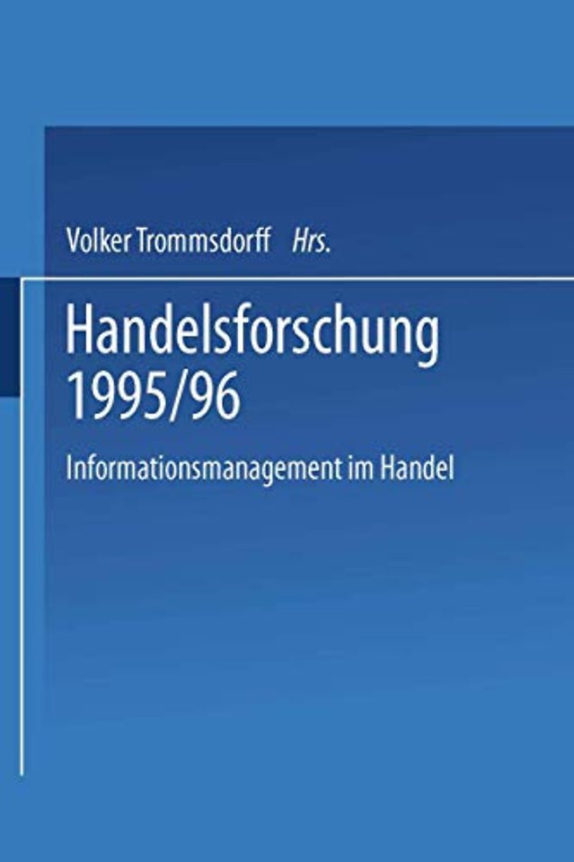 Handelsforschung 1995/96