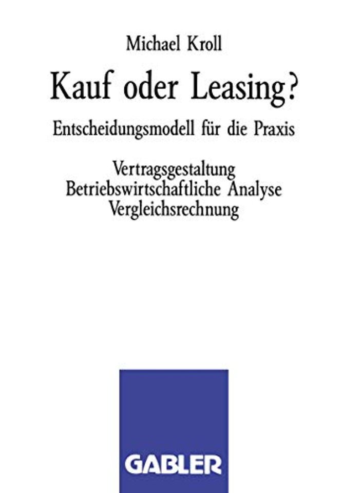 Kauf oder Leasing?
