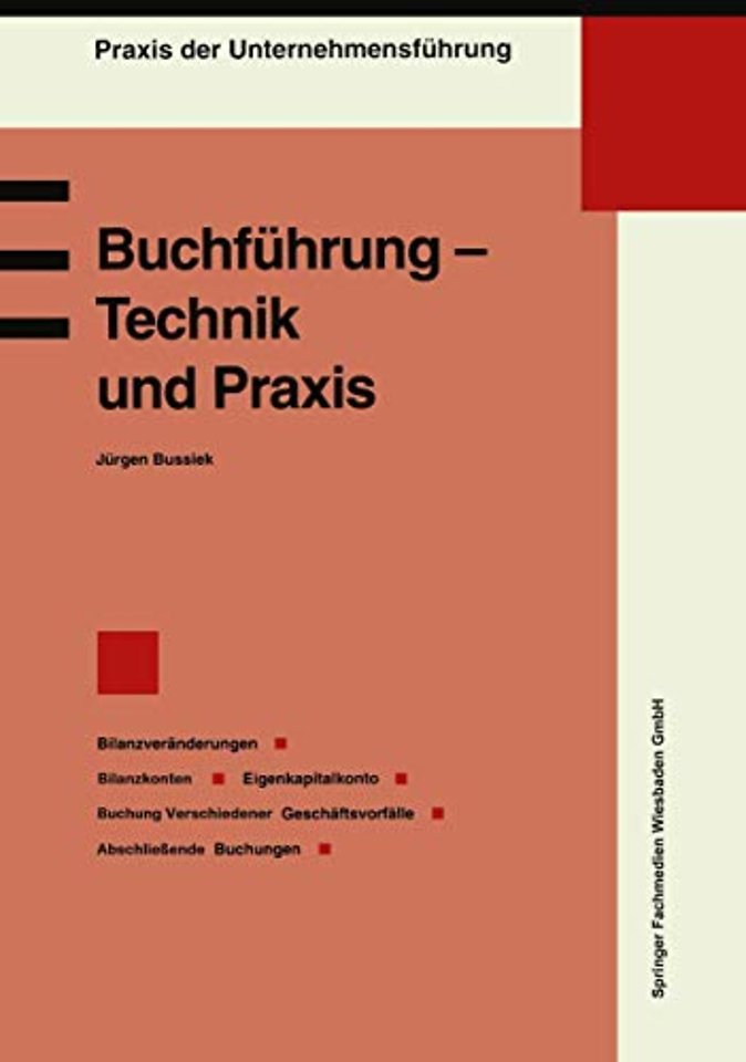Buchführung — Technik und Praxis